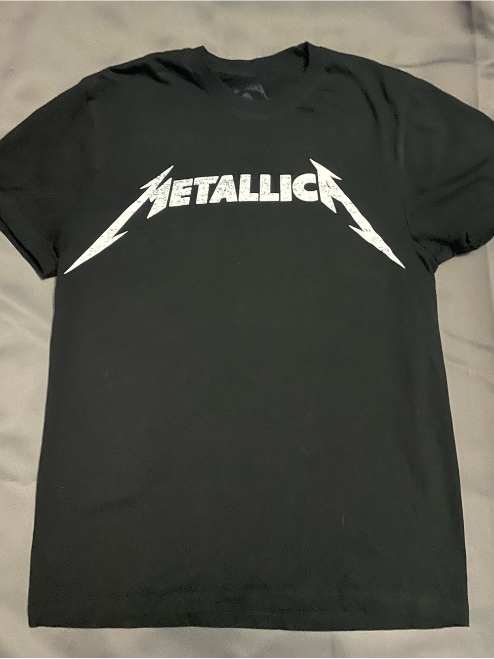 Men's Black Short Sleeve Logo T‑Shirt